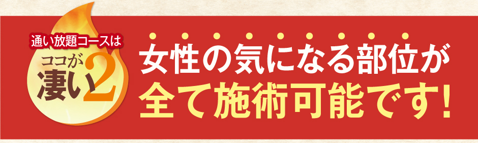 ふくらはぎ太もも お尻 お腹 腰肉 二の腕　二の腕から太ももまでできます！
